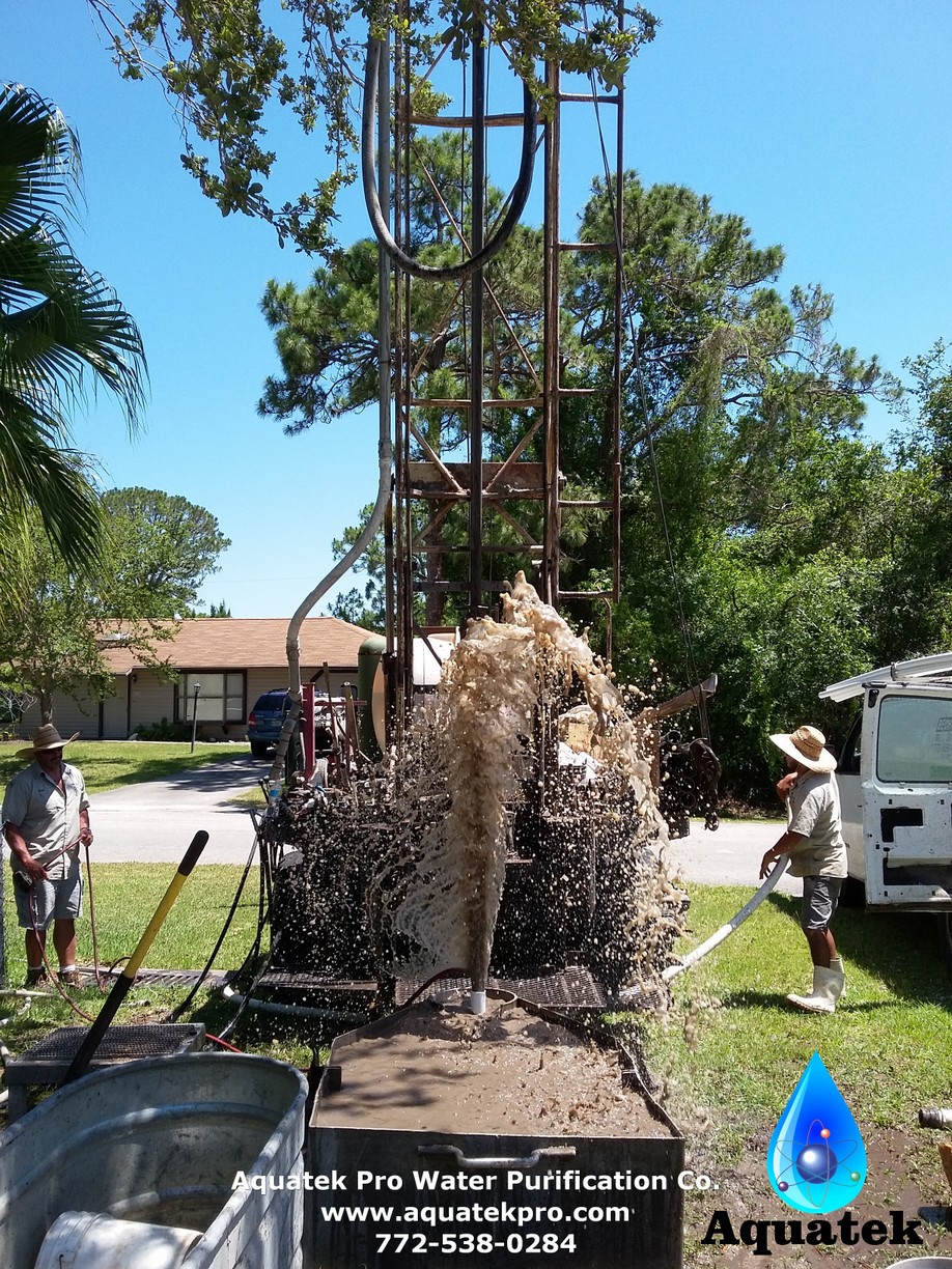 Drilling a well for cleaner water
